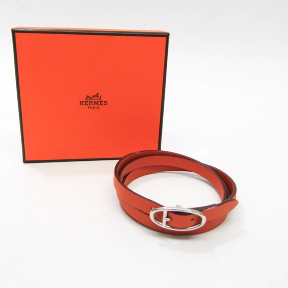 Hermes chamonix hapi 3mm Leather Bracelet - Picture 1 of 7